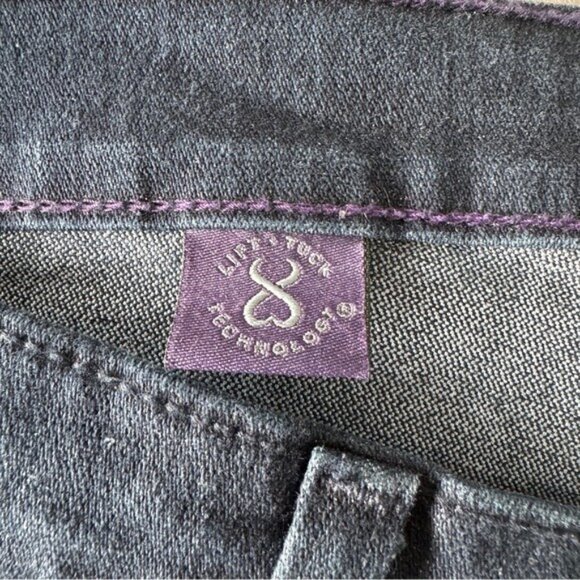 NYDJ Classic Straight Leg Jeans Denim Pants Size 12 Deep Blue Pants Stretch - Picture 3 of 12